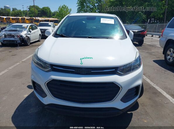 KL7CJKSB9LB065889 2020 CHEVROLET TRAX White Вид щитка приладів