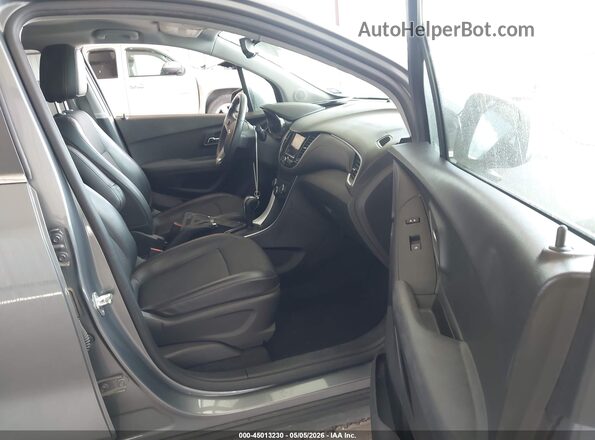 KL7CJLSB0KB920497 2019 CHEVROLET TRAX Gray Widok wnętrza z przodu