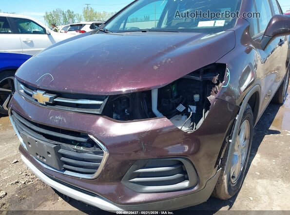 KL7CJLSB1MB307551 2021 CHEVROLET TRAX Burgundy Вид спереду