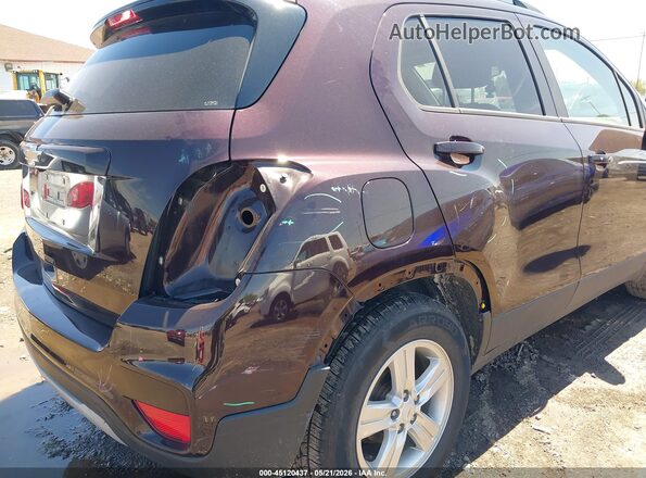 KL7CJLSB1MB307551 2021 CHEVROLET TRAX Burgundy 