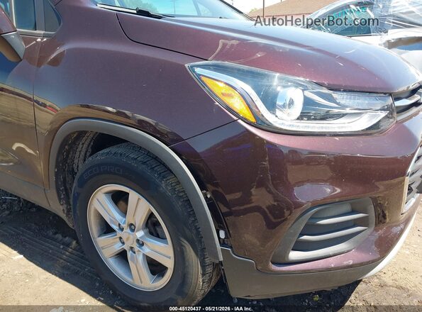 KL7CJLSB1MB307551 2021 CHEVROLET TRAX Burgundy 