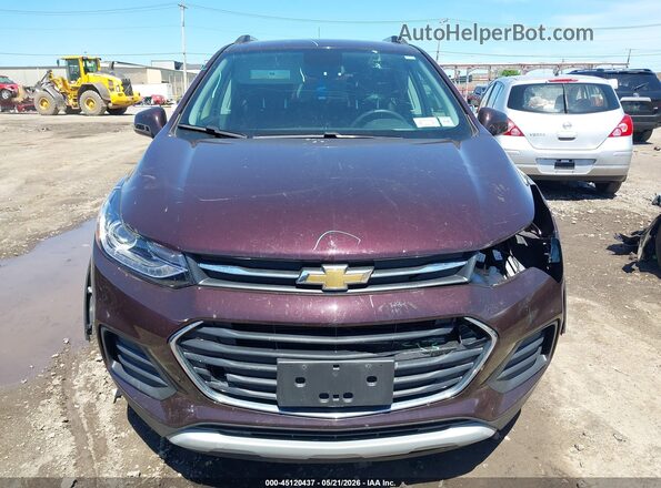 KL7CJLSB1MB307551 2021 CHEVROLET TRAX Burgundy Вид задньої частини салону