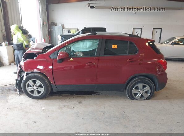 KL7CJLSB2MB321538 2021 CHEVROLET TRAX Red სალონის 360-გრადუსიანი ხედი