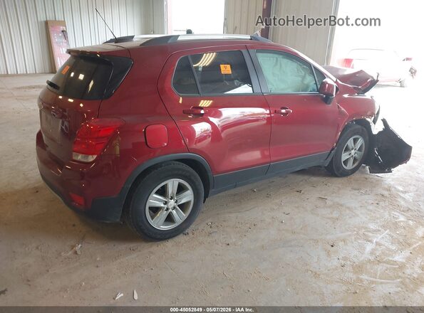 KL7CJLSB2MB321538 2021 CHEVROLET TRAX Red უკანა მარჯვენა