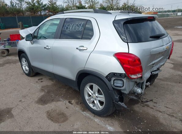 KL7CJLSB3JB679064 2018 CHEVROLET TRAX Silver Rear left