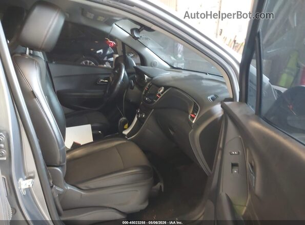 KL7CJLSB3KB942865 2019 CHEVROLET TRAX Gray Widok wnętrza z przodu