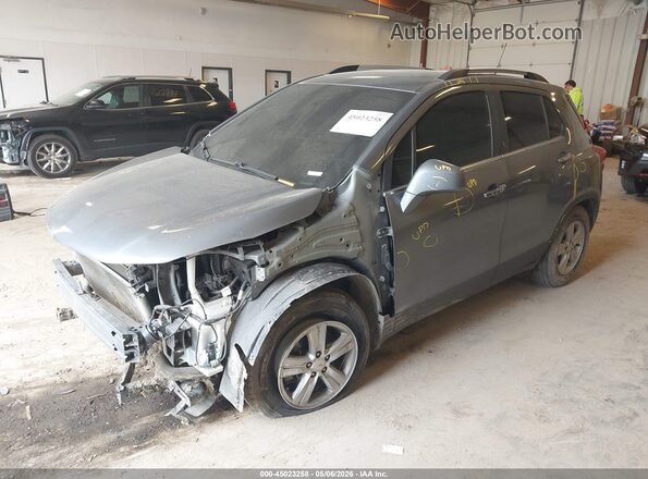 KL7CJLSB3KB942865 2019 CHEVROLET TRAX Gray Przód lewy