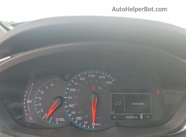 KL7CJLSB3LB064467 2020 CHEVROLET TRAX Черный Вид щитка приборов