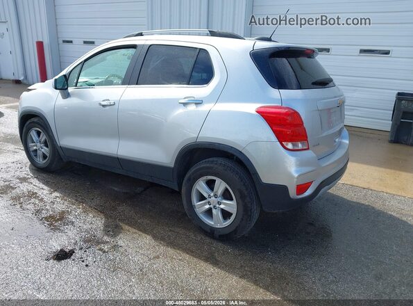 KL7CJLSB4KB845223 2019 CHEVROLET TRAX Silver უკანა მარცხენა
