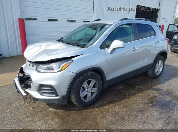 KL7CJLSB4KB845223 2019 CHEVROLET TRAX Silver წინა მარცხენა ხედი სამი მეოთხედიდან
