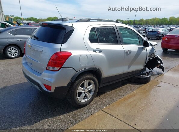 KL7CJLSB4KB845223 2019 CHEVROLET TRAX Silver უკანა მარჯვენა