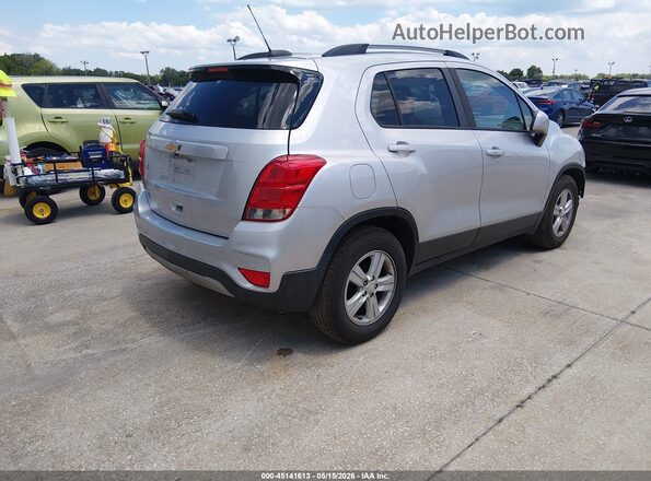 KL7CJLSB4MB359899 2021 CHEVROLET TRAX Silver 