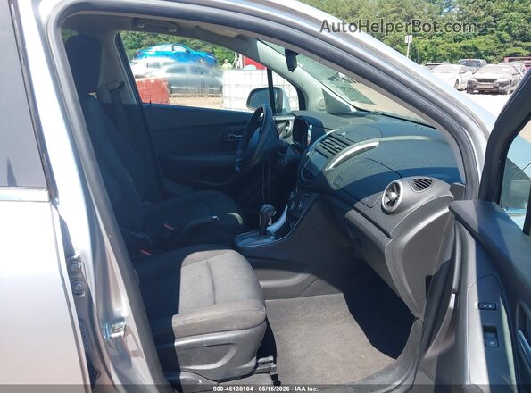 KL7CJLSB6GB673218 2016 CHEVROLET TRAX Silver 