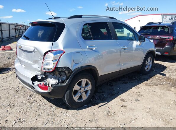KL7CJLSB8KB954946 2019 CHEVROLET TRAX Silver Հետևի աջ