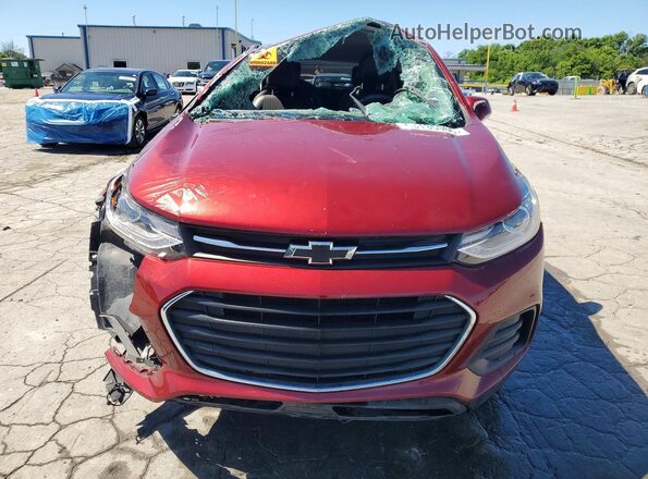 KL7CJLSB8MB323391 2021 CHEVROLET TRAX Red წინა ხედი