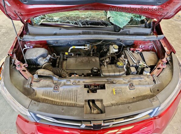 KL7CJLSB8MB323391 2021 CHEVROLET TRAX Red უკანა სალონის ხედი