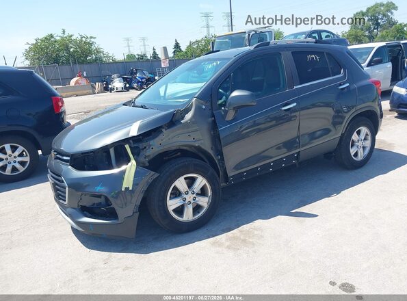 KL7CJLSB9JB716232 2018 CHEVROLET TRAX Gray Առջևի ձախ երեք քառորդ տեսարան