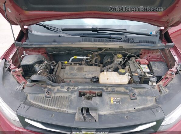 KL7CJLSB9MB345948 2021 CHEVROLET TRAX Red Вид ззаду