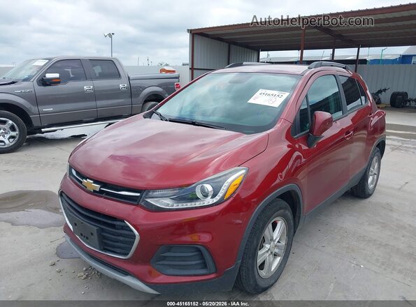 KL7CJLSB9MB345948 2021 CHEVROLET TRAX Red Вид спереду