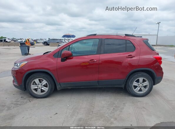 KL7CJLSB9MB345948 2021 CHEVROLET TRAX Red Панорамний вид салону 360°