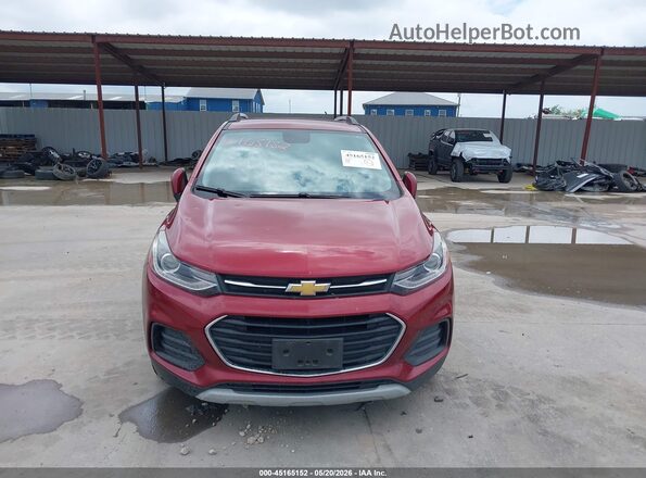 KL7CJLSB9MB345948 2021 CHEVROLET TRAX Red Вид щитка приладів