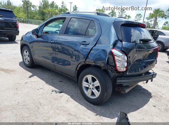 KL7CJLSM4NB564626 2022 CHEVROLET TRAX Blue Հետևի ձախ