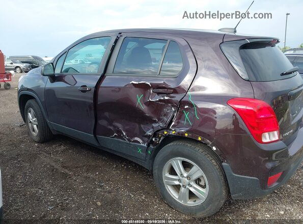 KL7CJNSB3MB346637 2021 CHEVROLET TRAX Burgundy Սալոնի 360 աստիճան տեսք