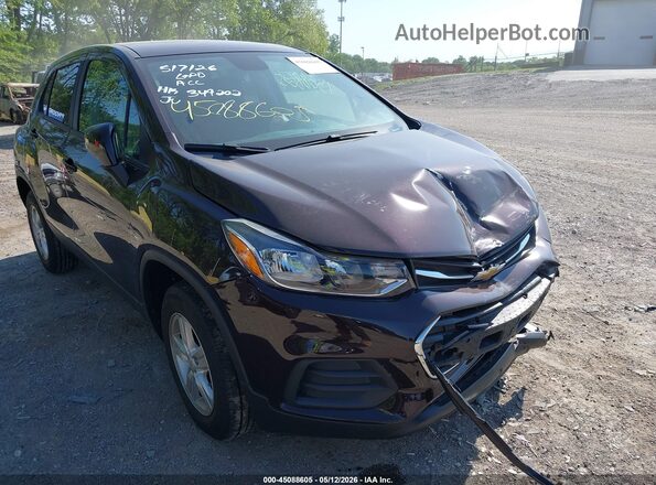 KL7CJNSB5MB349202 2021 CHEVROLET TRAX Purple Widok z przodu