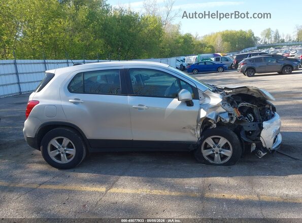 KL7CJNSB6HB240754 2017 CHEVROLET TRAX Silver 