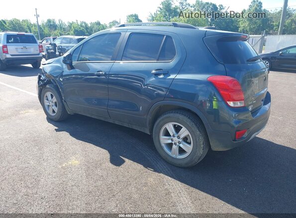 KL7CJPSB0MB342878 2021 CHEVROLET TRAX Teal უკანა მარცხენა