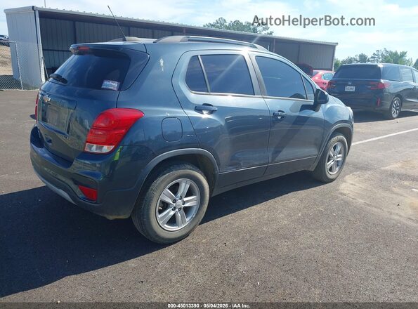 KL7CJPSB0MB342878 2021 CHEVROLET TRAX Teal უკანა მარჯვენა
