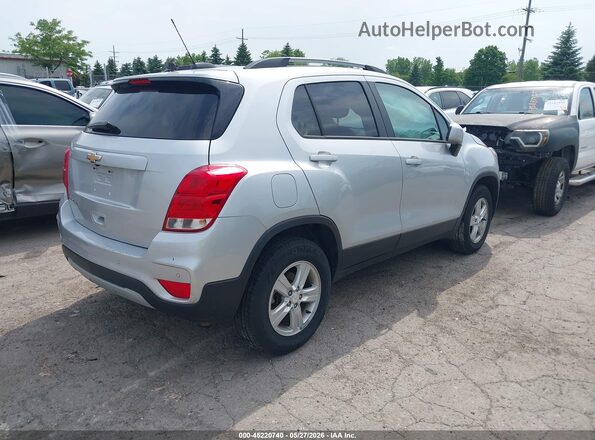 KL7CJPSB2MB358855 2021 CHEVROLET TRAX Silver Հետևի աջ