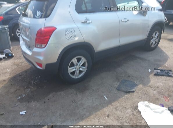 KL7CJPSB5HB203142 2017 CHEVROLET TRAX Silver უკანა მარჯვენა