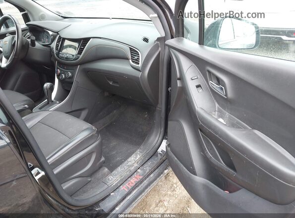 KL7CJPSB6KB873757 2019 CHEVROLET TRAX Black Widok wnętrza z przodu