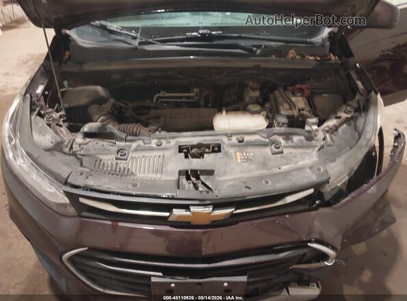 KL7CJPSB7LB345789 2020 CHEVROLET TRAX Maroon Rear view