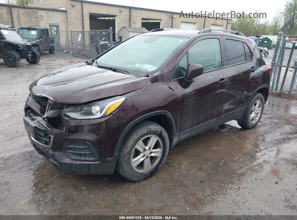 KL7CJPSB7MB324992 2021 CHEVROLET TRAX Purple Vista tres cuartos delantera izquierda