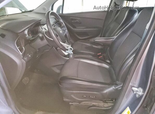 KL7CJPSBXKB920045 2019 CHEVROLET TRAX Gray წინა სალონის ხედი