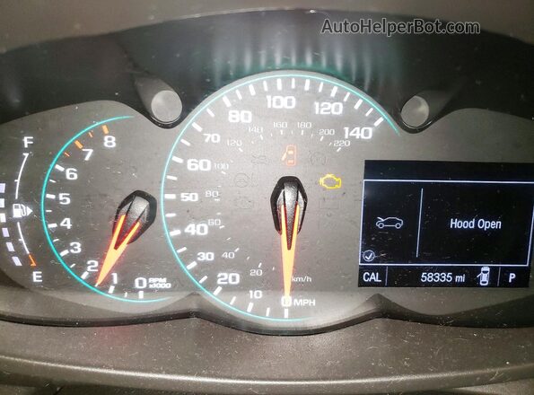 KL7CJPSBXKB920045 2019 CHEVROLET TRAX Gray ხელსაწყოთა პანელის ხედი