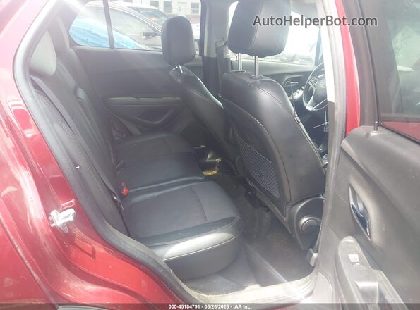 KL7CJPSM1MB365667 2021 CHEVROLET TRAX Red VIN կոդի պիտակի տեսք