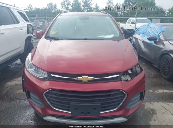 KL7CJPSM1MB365667 2021 CHEVROLET TRAX Red Սարքավորումների վահանակի տեսք