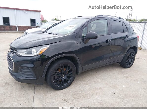 KL7CJPSM1NB535852 2022 CHEVROLET TRAX Черный Передняя левая четверть