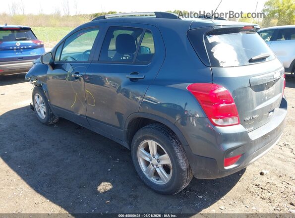 KL7CJPSM6MB377040 2021 CHEVROLET TRAX Blue Հետևի ձախ