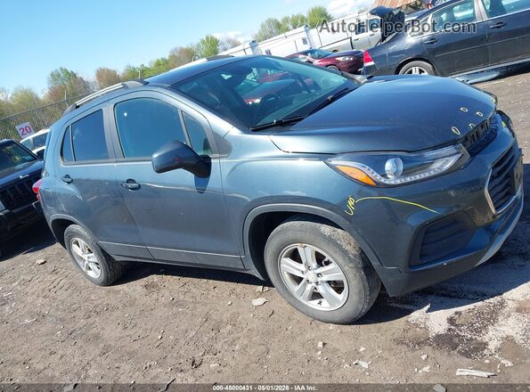 KL7CJPSM6MB377040 2021 CHEVROLET TRAX Blue Սալոնի 360 աստիճան տեսք