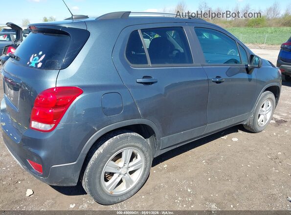 KL7CJPSM6MB377040 2021 CHEVROLET TRAX Blue Հետևի աջ