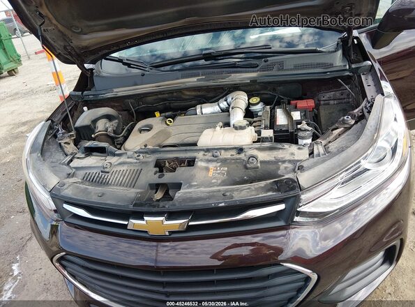 KL7CJPSM7NB562943 2022 CHEVROLET TRAX Burgundy Вид ззаду