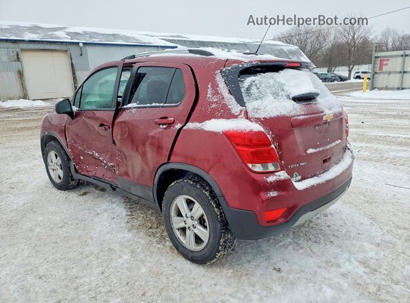 KL7CJPSMXNB501781 2022 CHEVROLET TRAX Red უკანა მარცხენა