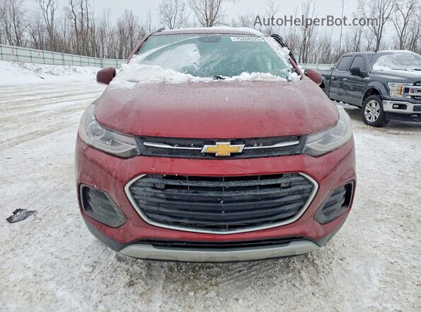 KL7CJPSMXNB501781 2022 CHEVROLET TRAX Red წინა ხედი