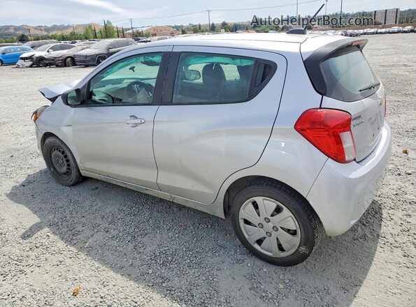 KL8CA6SA7JC461921 2018 CHEVROLET SPARK Silver Trasero izquierdo