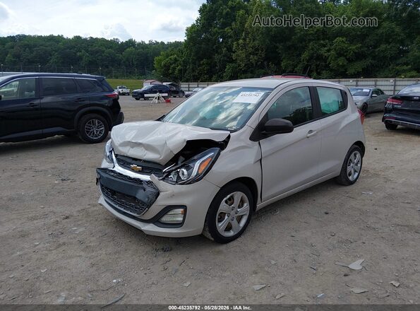 KL8CA6SA9MC736810 2021 CHEVROLET SPARK Beige Առջևի ձախ երեք քառորդ տեսարան