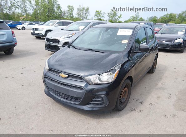 KL8CB6SA0GC632496 2016 CHEVROLET SPARK Black წინა მარცხენა ხედი სამი მეოთხედიდან